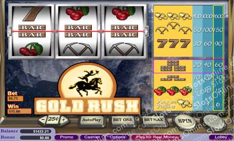 rush gold slot review play