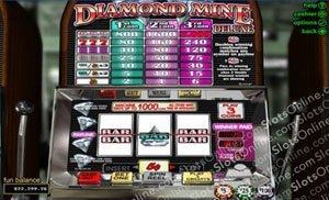 Diamond Mine Deluxe Slot