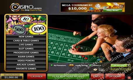 Casino.com Lobby